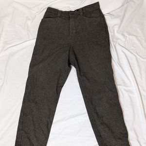 Check pattern formal pants